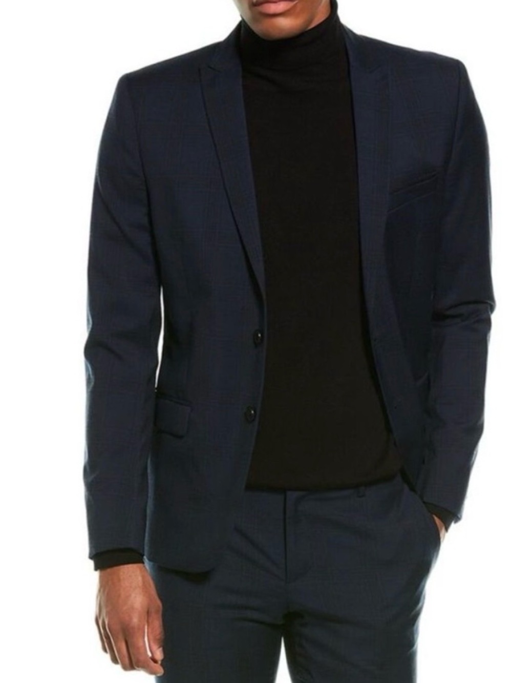 The Kooples Wool Midnight Blue Blazer, brand new with tags size 48